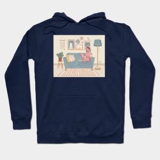 Cozy time at home Hoodie